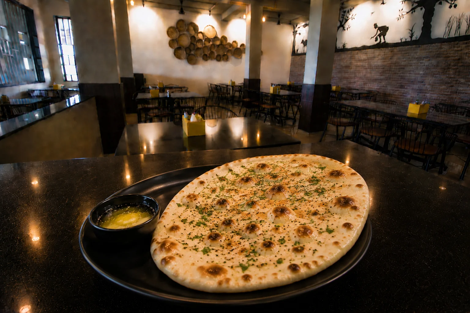 Kulcha - Veg dish at The Farmer's Kitchen Shirwal